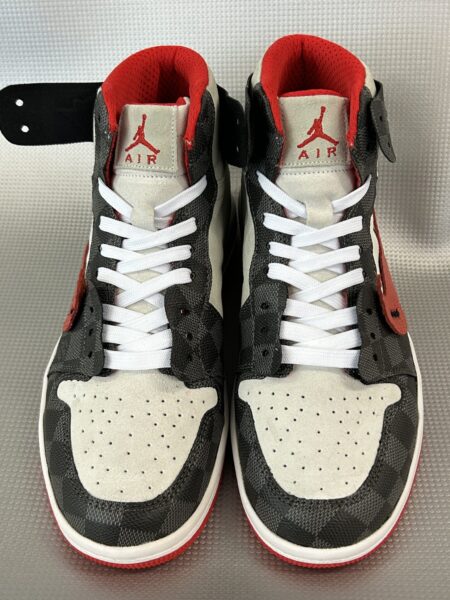 AIR JORDAN 1 OFF-WITHE LV NERO SCAMOSCIATO BIANCO